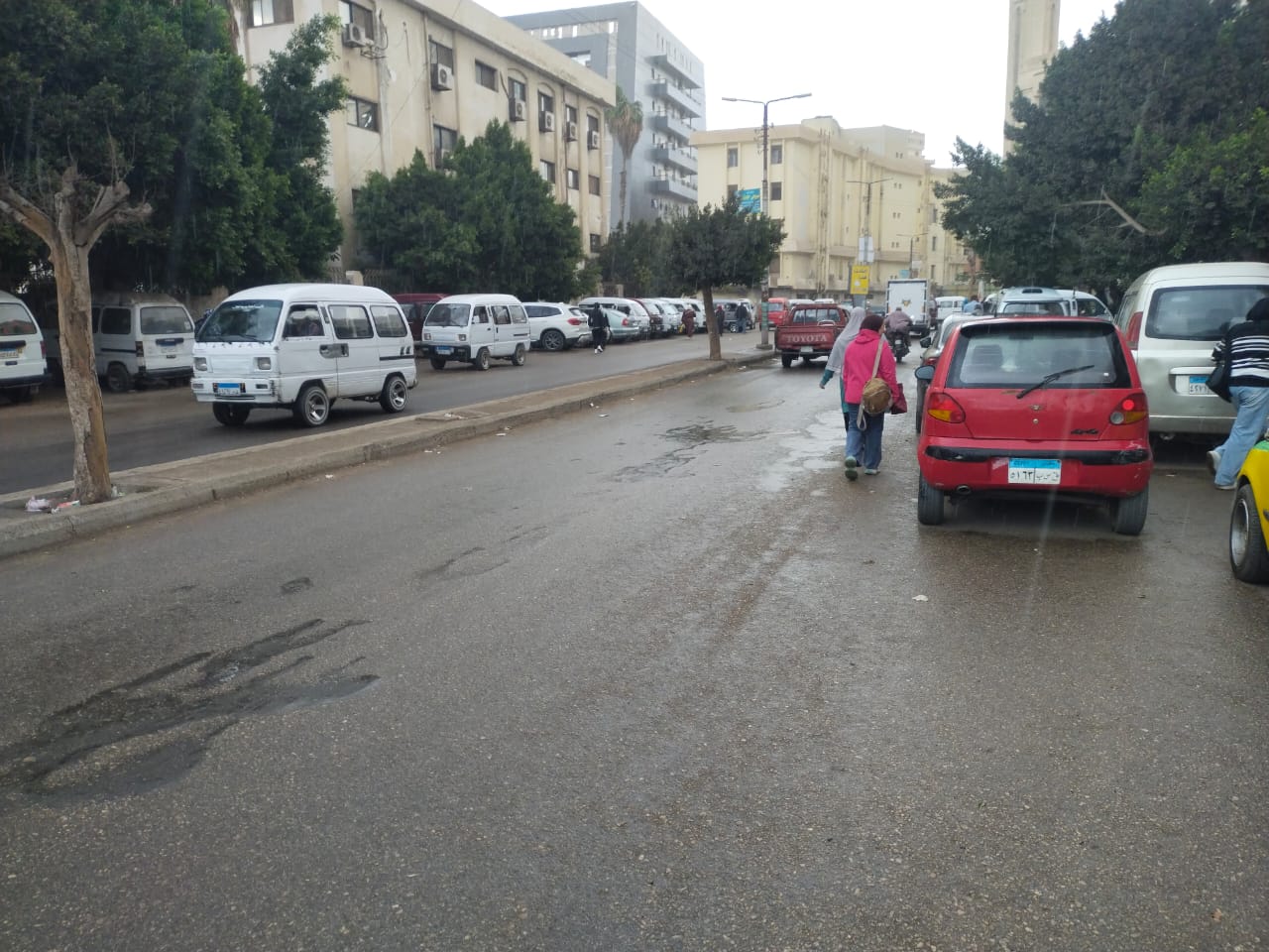 سقوط أمطار بالقليوبية