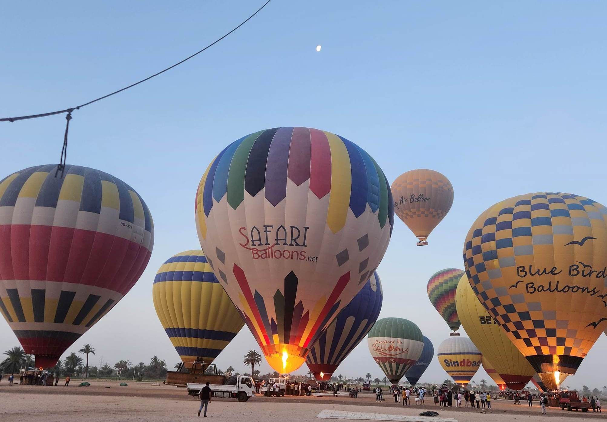 تحليق 50 رحلة على متنها 1000 سائح أجنبى غرب الأقصر تحليق 50 رحلة على متنها 1000 سائح أجنبى غرب الأقصر