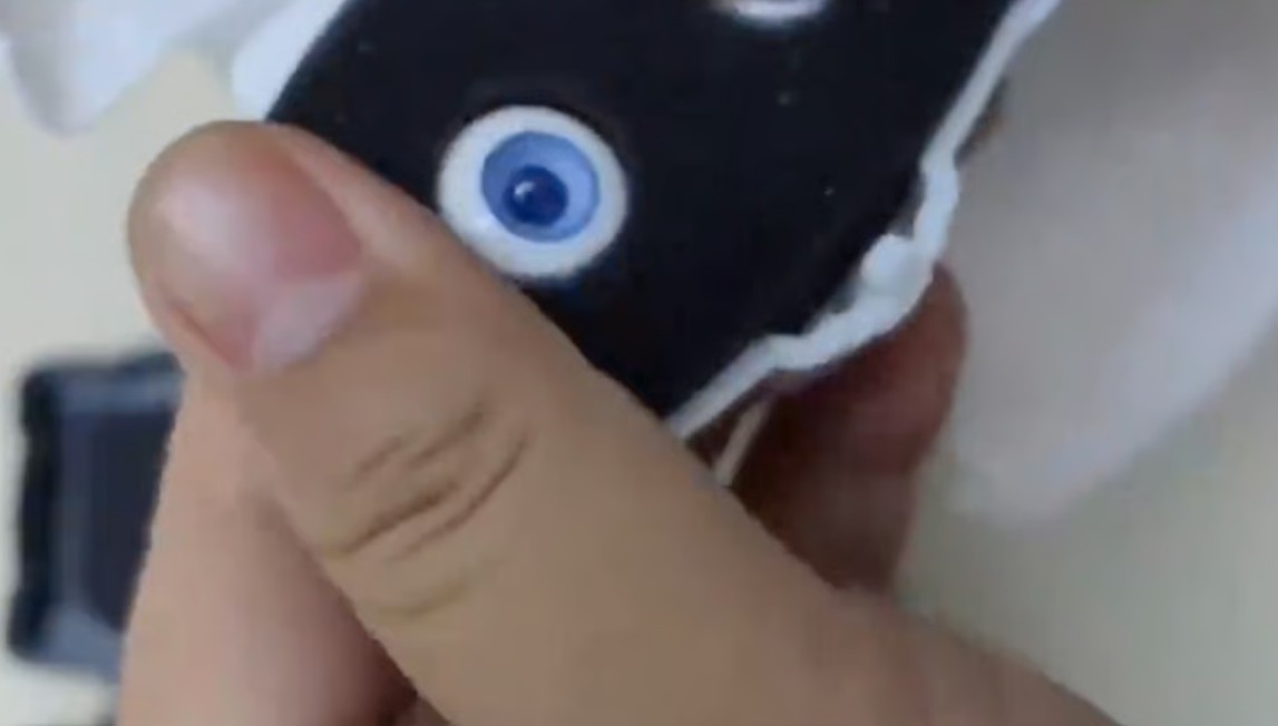 عيون الدمية بعد وصول الطلب عيون الدمية بعد وصول الطلب