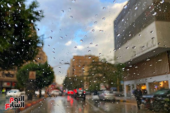 سقود امطار  بالجيزة (7)