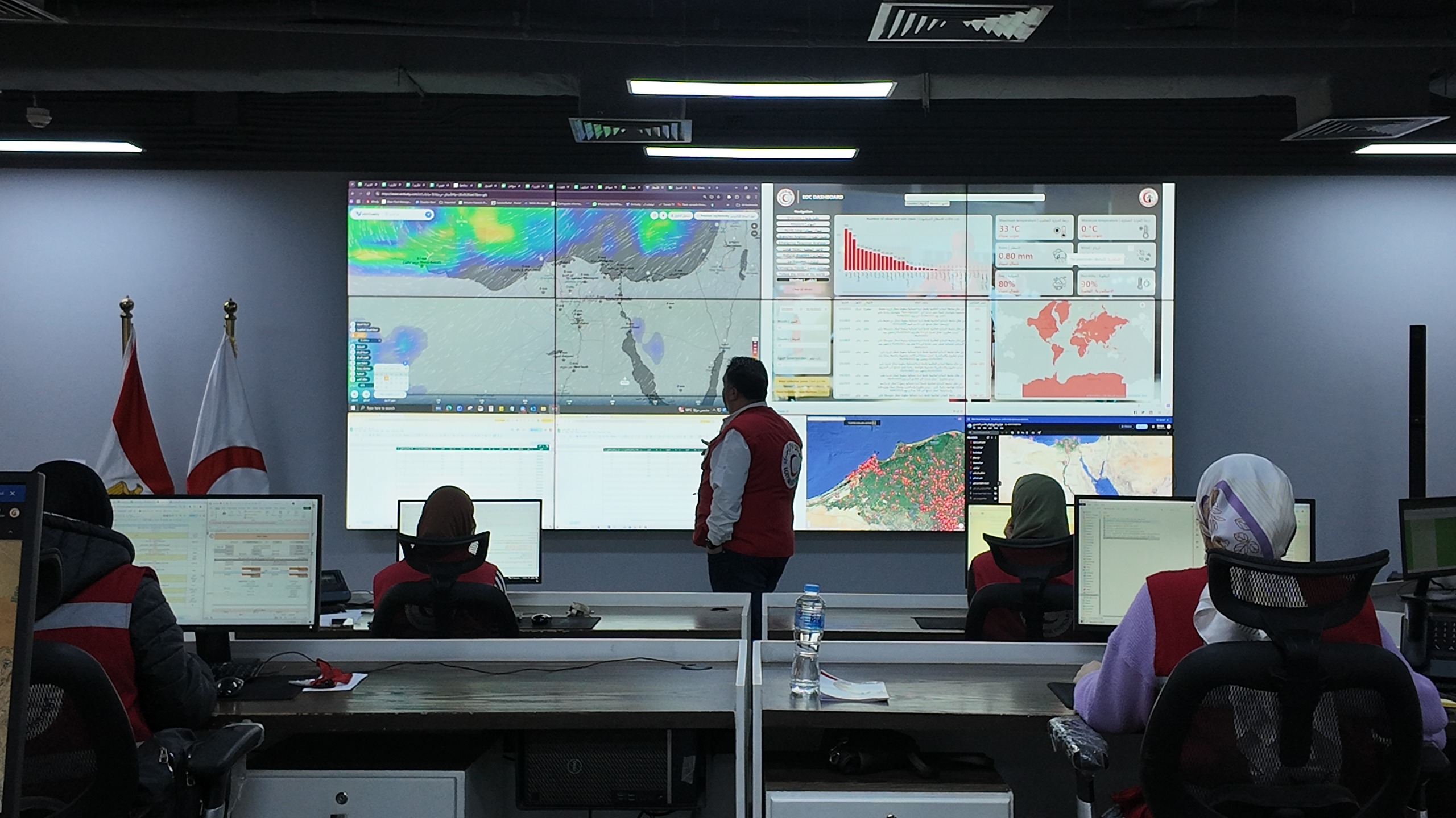 جانب من اجتماعات الهلال الأحمر المصرى