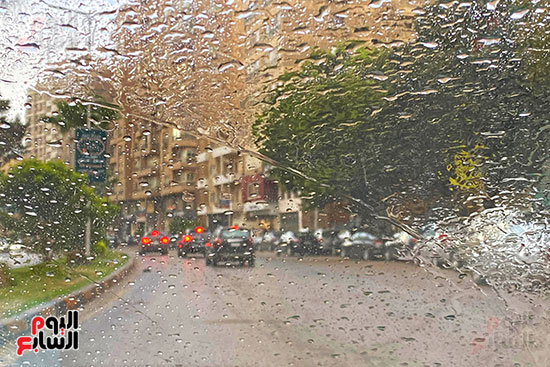 سقود امطار  بالجيزة (8)