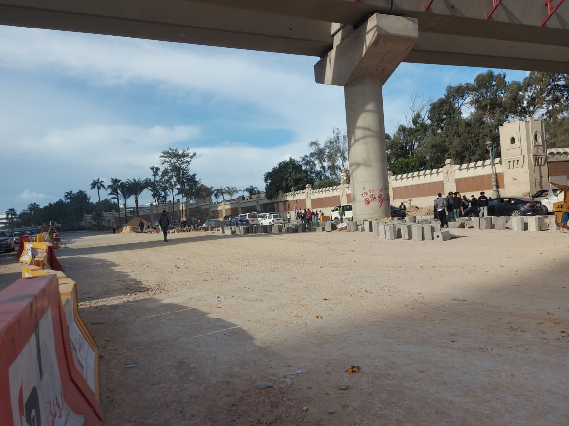 ازالة كوبرى المندره بالكامل