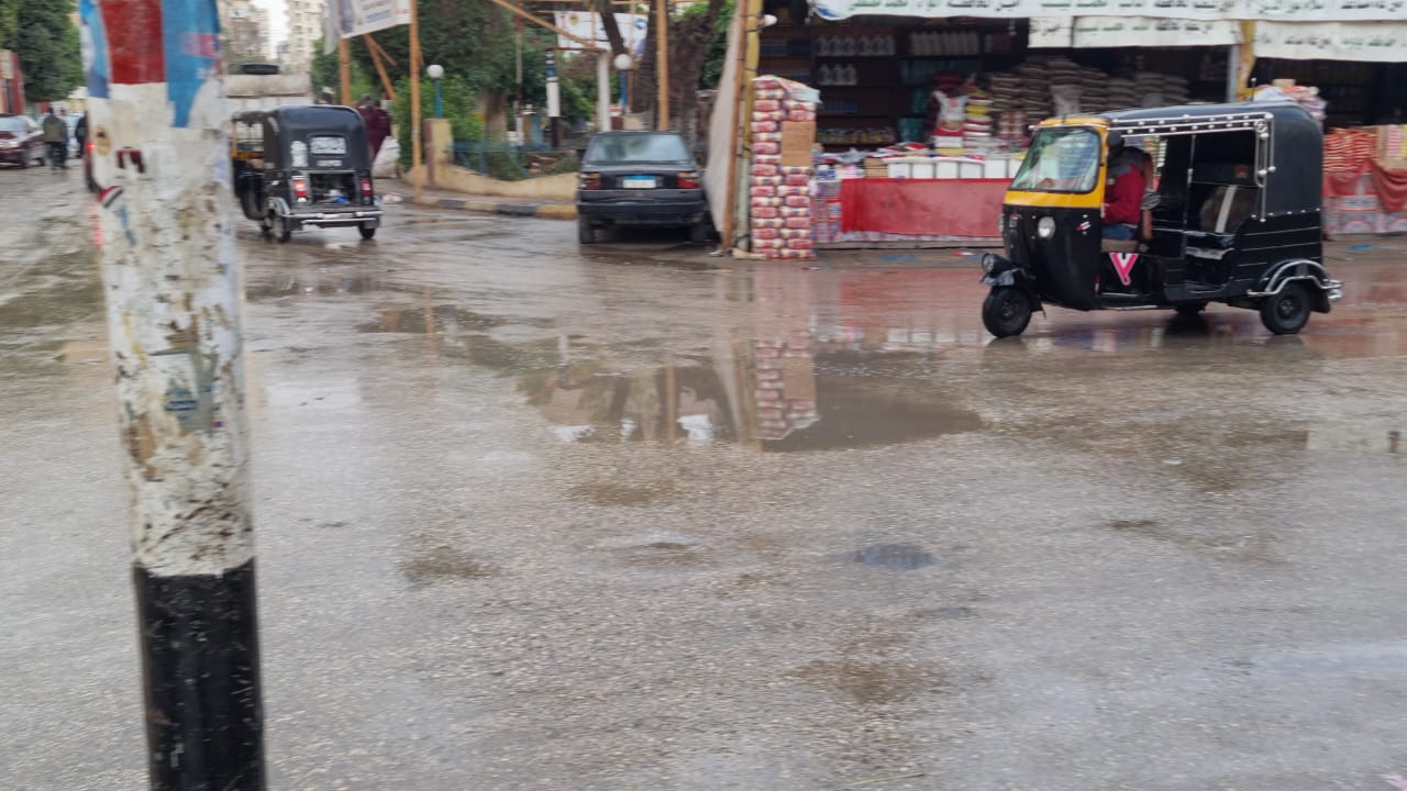 تجمعات للمياه على الأرض