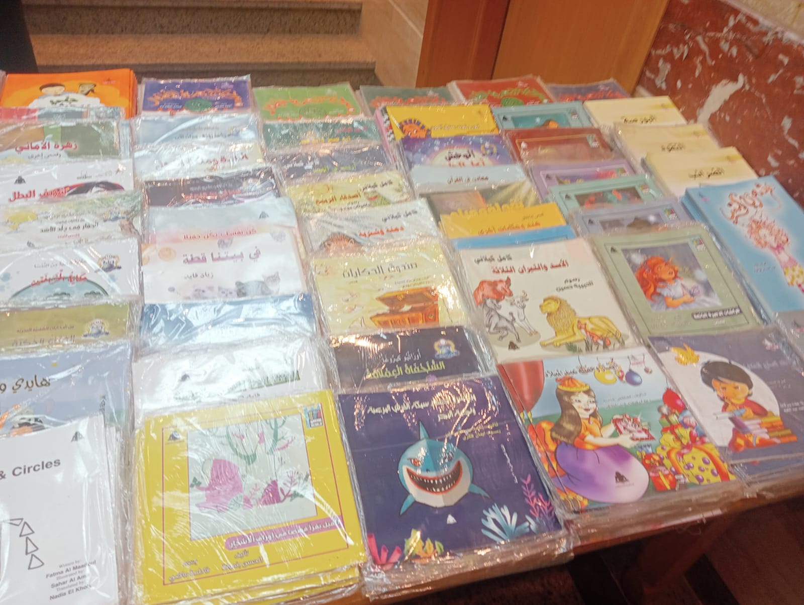 جانب من الإصدارات المعروضة جانب من الإصدارات المعروضة