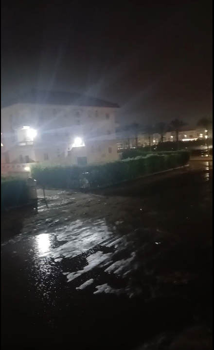 الامطار فى محافظة دمياط