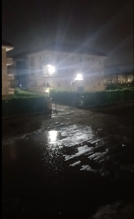 هطول الامطار فى دمياط