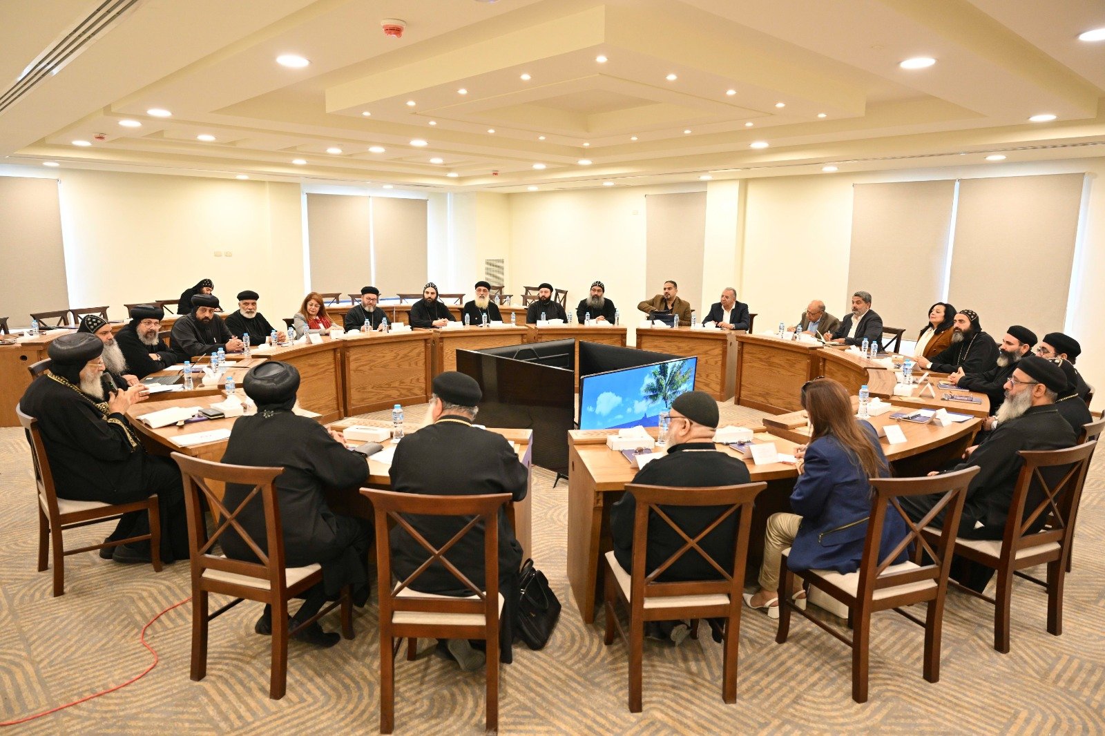 جانب من لقاء قداسة البابا جانب من لقاء قداسة البابا