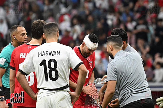 اصابة لاعب منتخب الاردن اصابة لاعب منتخب الاردن