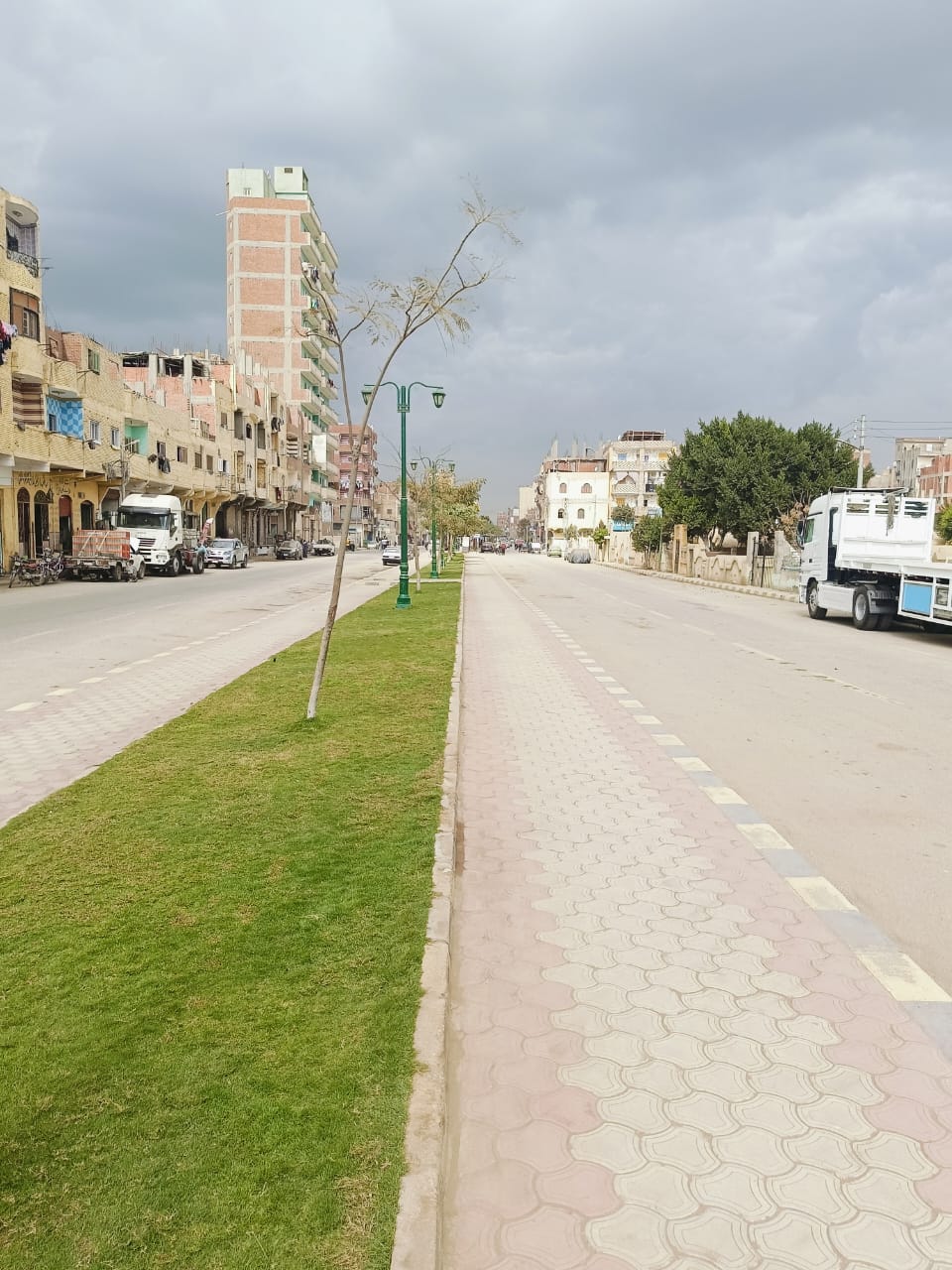 الممشى يزين مدينة الشهداء