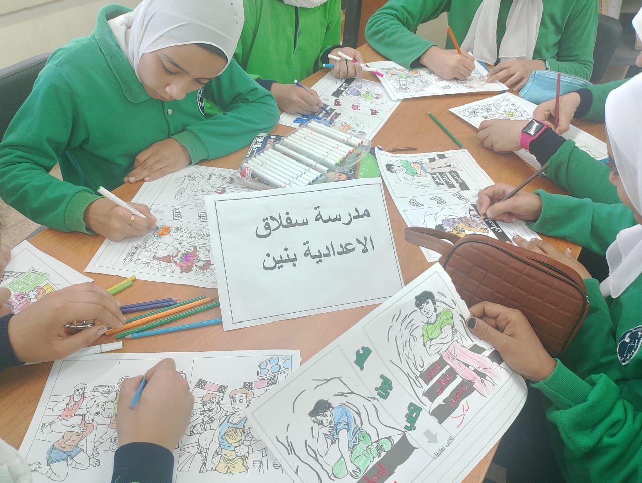 تنفيذ أنشطة توعوية في قرى المبادرة الرئاسية حياة كريمة لرفع الوعى بخطورة المخدرات