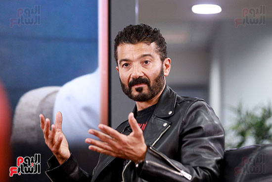 خالد النبوى فى مقر اليوم السابع خالد النبوى فى مقر اليوم السابع