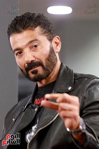 خالد النبوى خلال حديثه خالد النبوى خلال حديثه