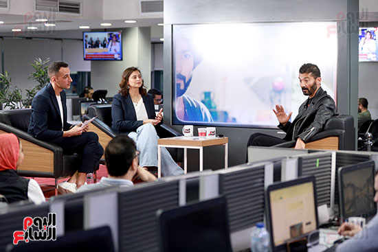 ندوة الفنان خالد النبوى ندوة الفنان خالد النبوى