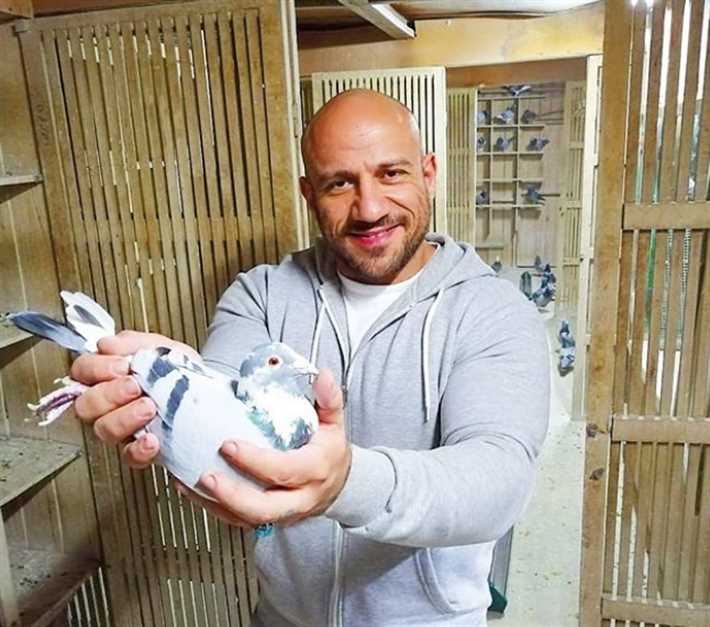 مكى مع الحمام مكى مع الحمام