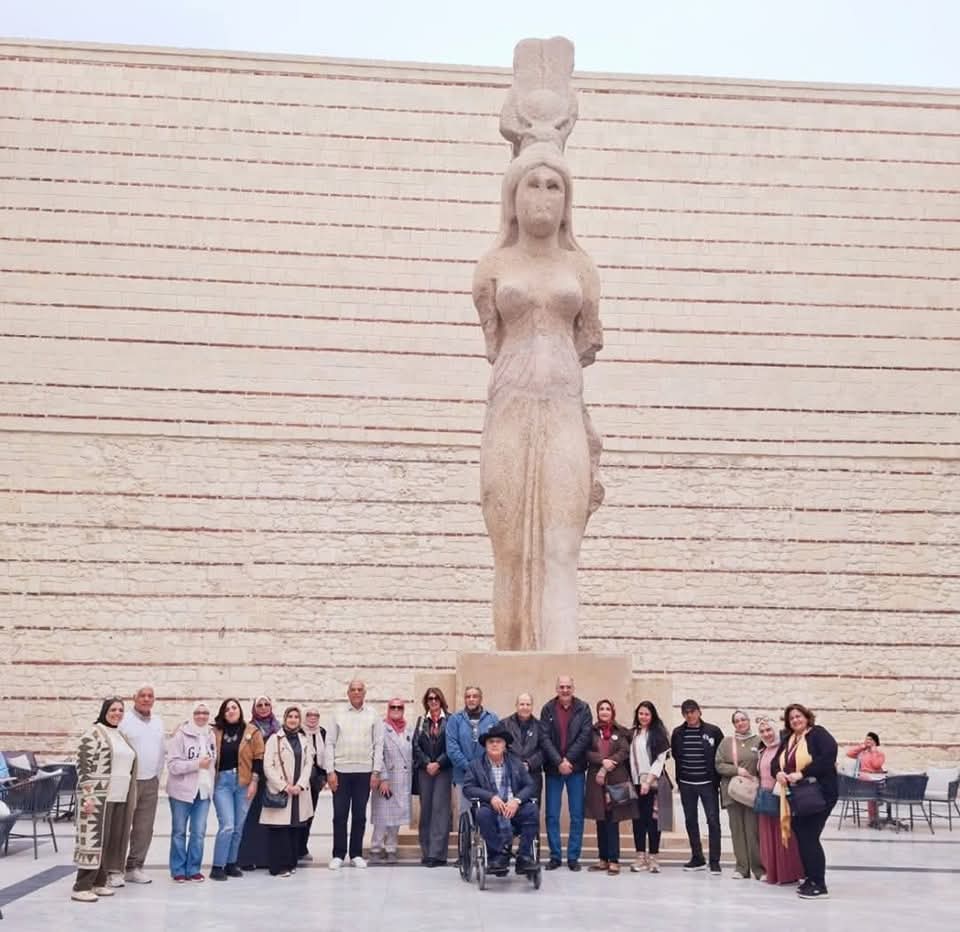 استقبال الرحلات بالمتحف الرومانى