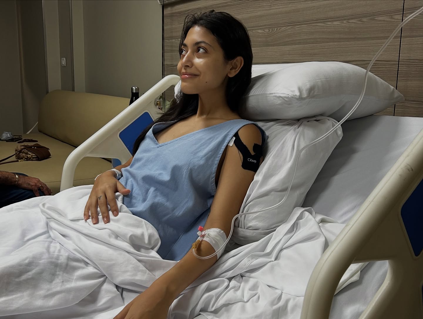 مي الغيطي فى المستشفى مي الغيطي فى المستشفى