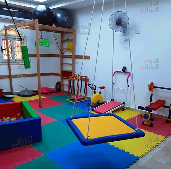 قاعة-العاب-بمركز-التوحد-بمطروح