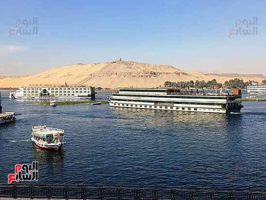 حركة-البواخر-السياحية-فى-نهر-النيل-