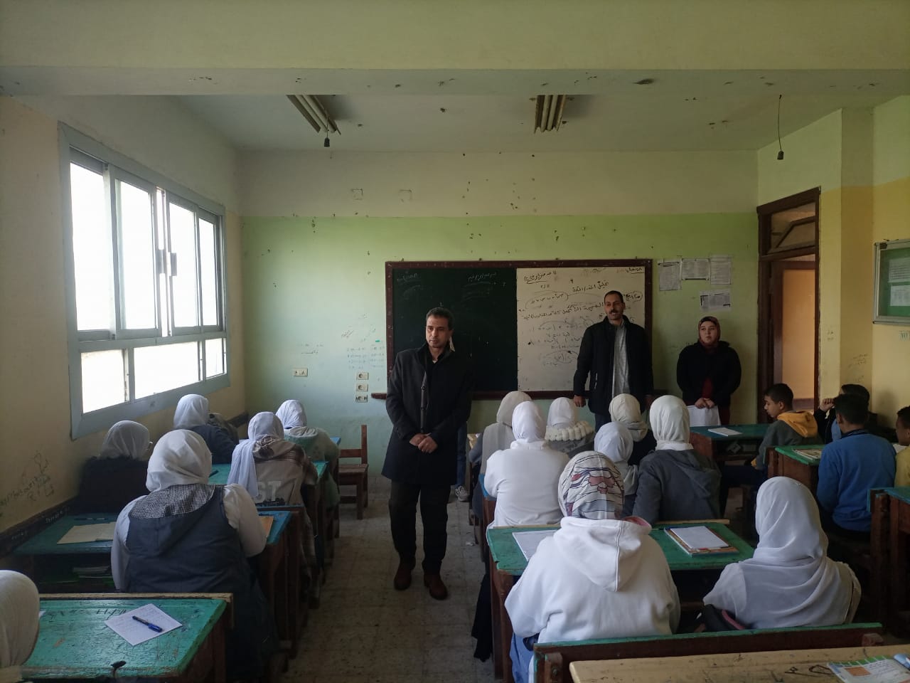 جولة لوكيل تعليم كفر الشيخ بالمدارس لتفقدها