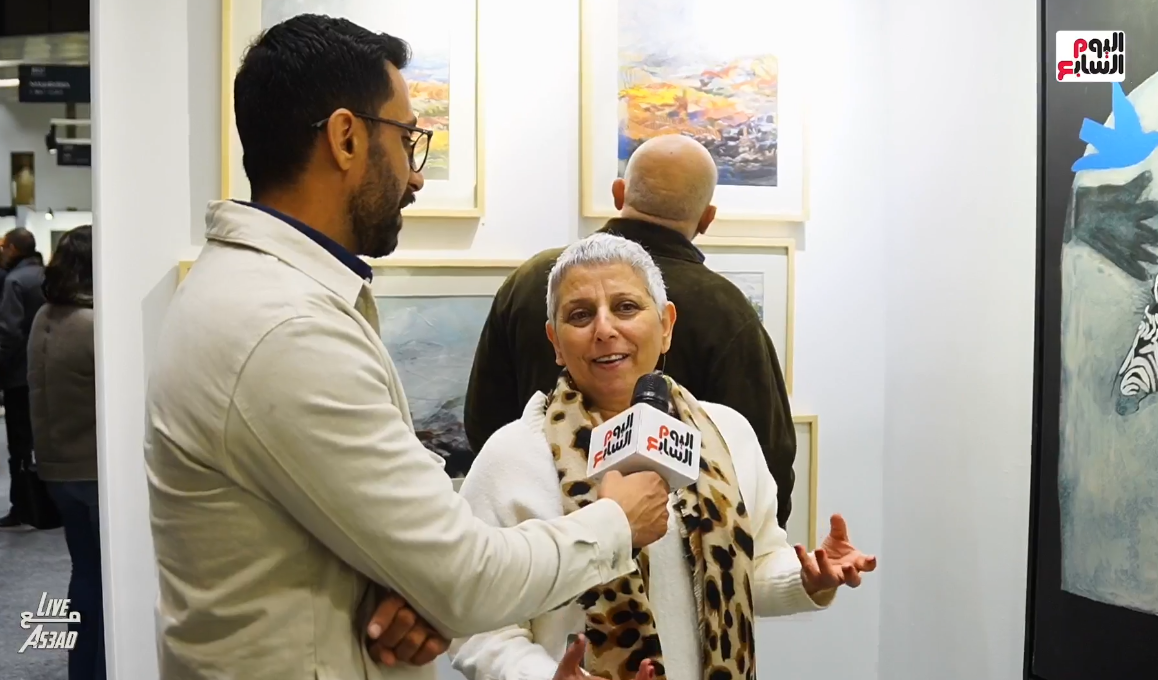 الزميل محمد أسعد والفلسطينية سمر مرثا (4)