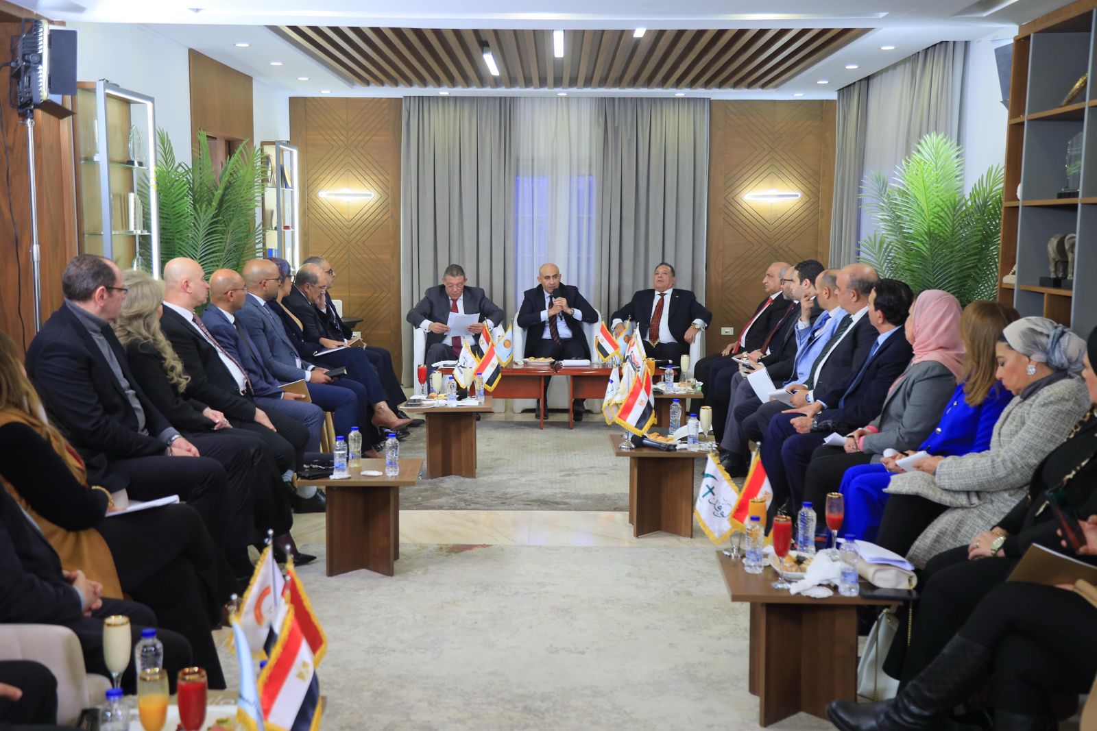 جانب من لقاء وزير التربية والتعليم