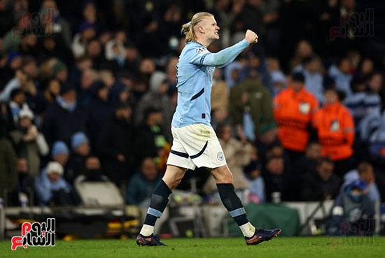 احتفال هالاند بالهدف الثانى احتفال هالاند بالهدف الثانى