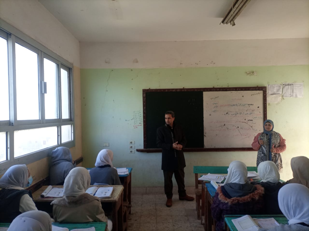 وكيل تعليم كفر الشيخ يتفقد المدارس