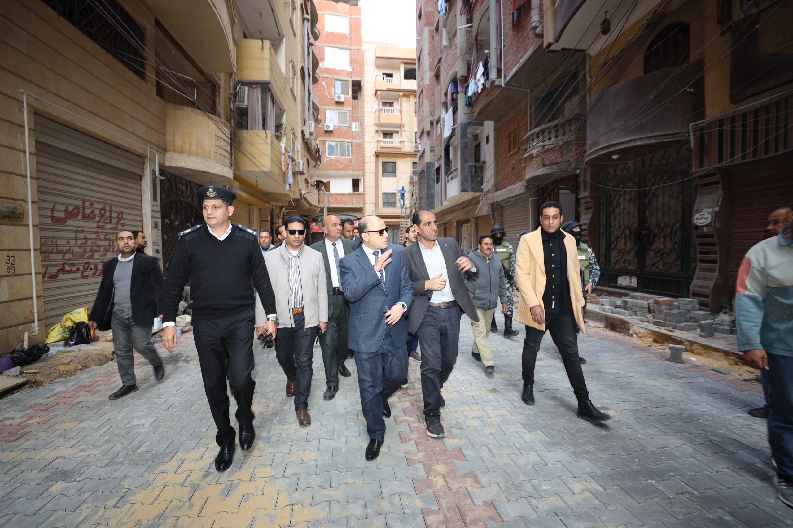 جانب من تفقد محافظ كفر الشيخ لتقسيم التجاريين