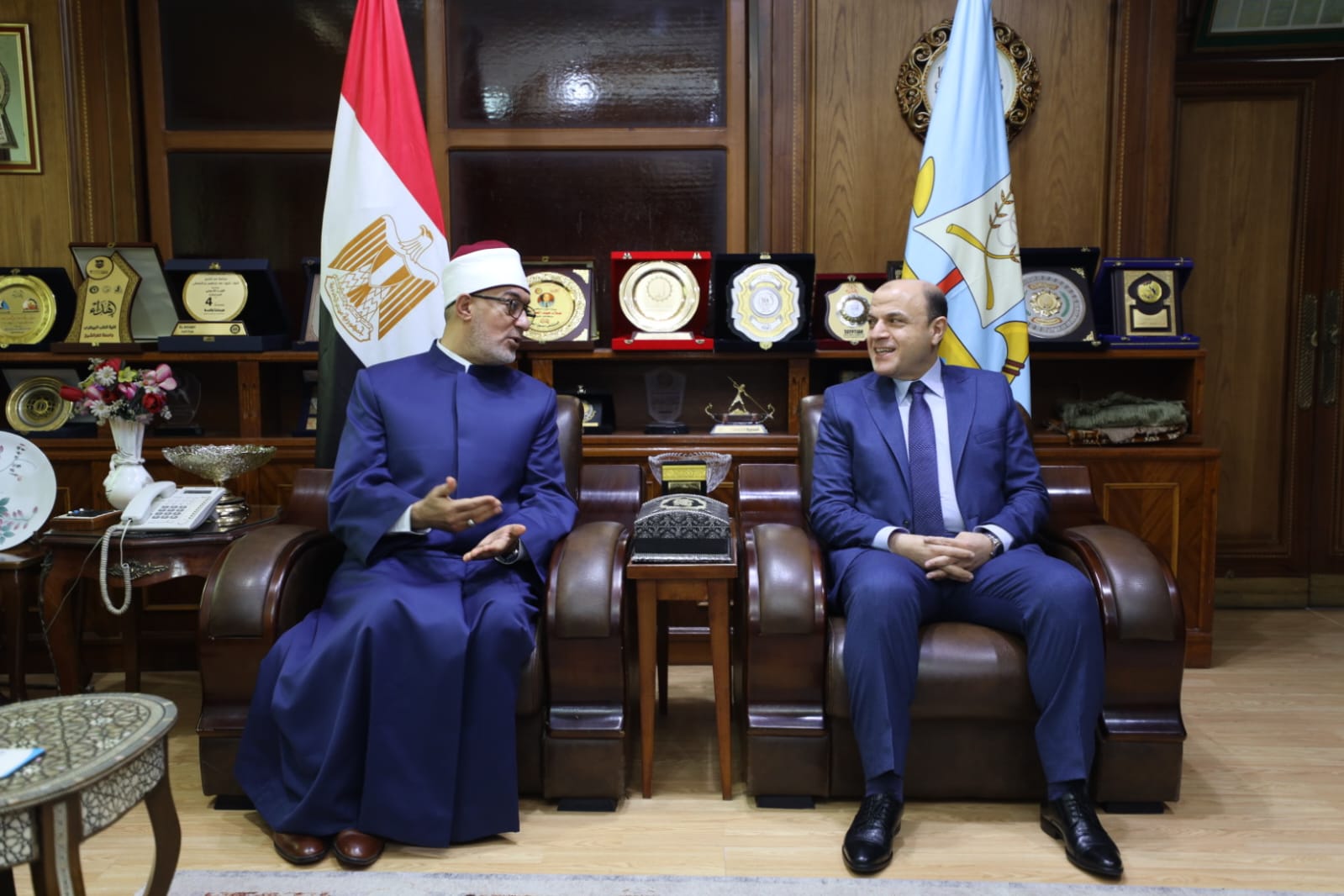 محافظ كفر الشيخ ومفتي الجمهورية محافظ كفر الشيخ ومفتي الجمهورية