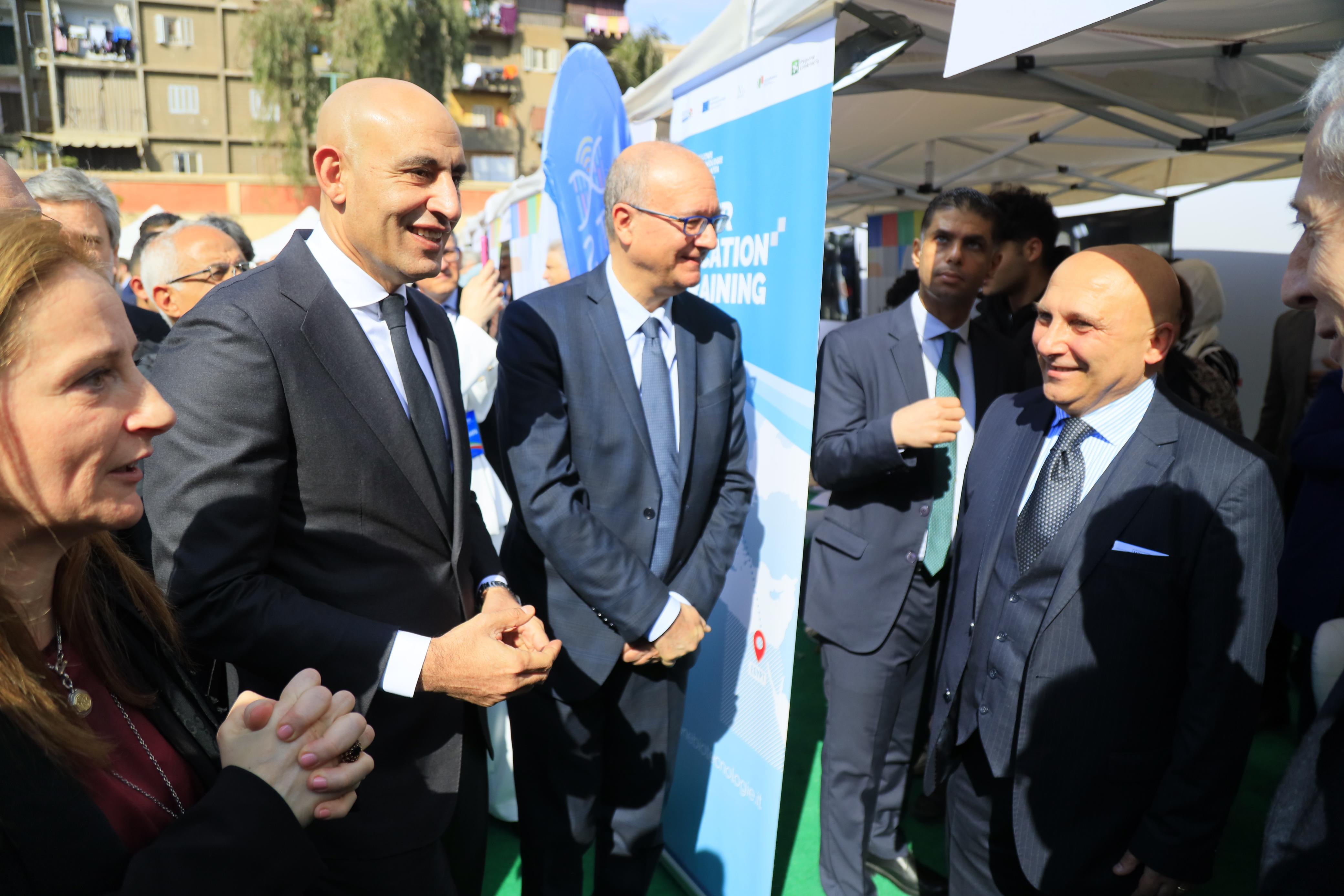 وزير التعليم ونظيره الايطالى بمعهد دون بوسكو