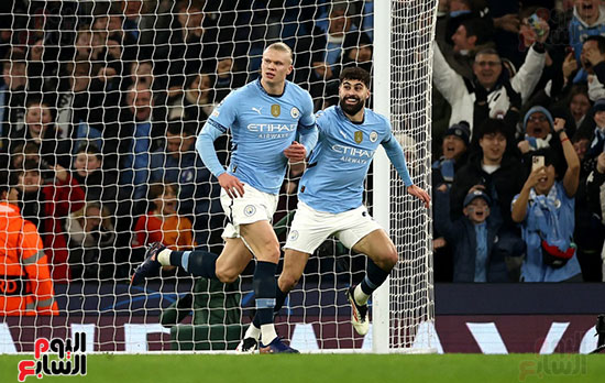 احتفال هالاند و يوسكو جفارديول بالهدف احتفال هالاند و يوسكو جفارديول بالهدف