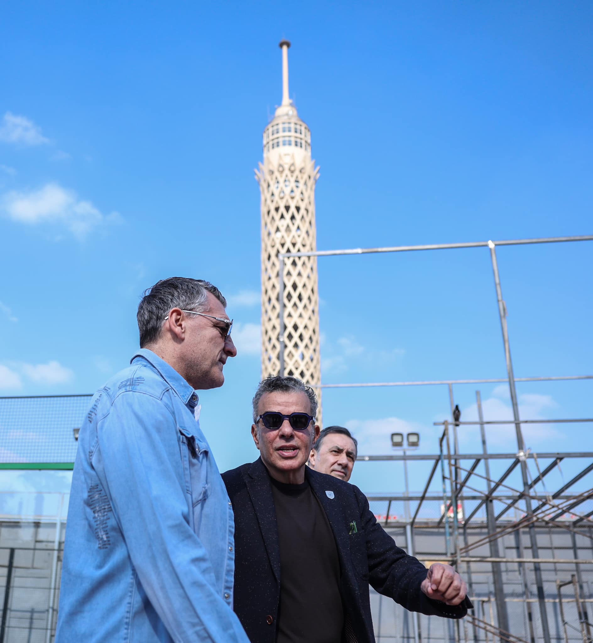 خالد مرتجي يستقبل نجم ايطاليا السابق كريستيان ڤييري خالد مرتجي يستقبل نجم ايطاليا السابق كريستيان ڤييري