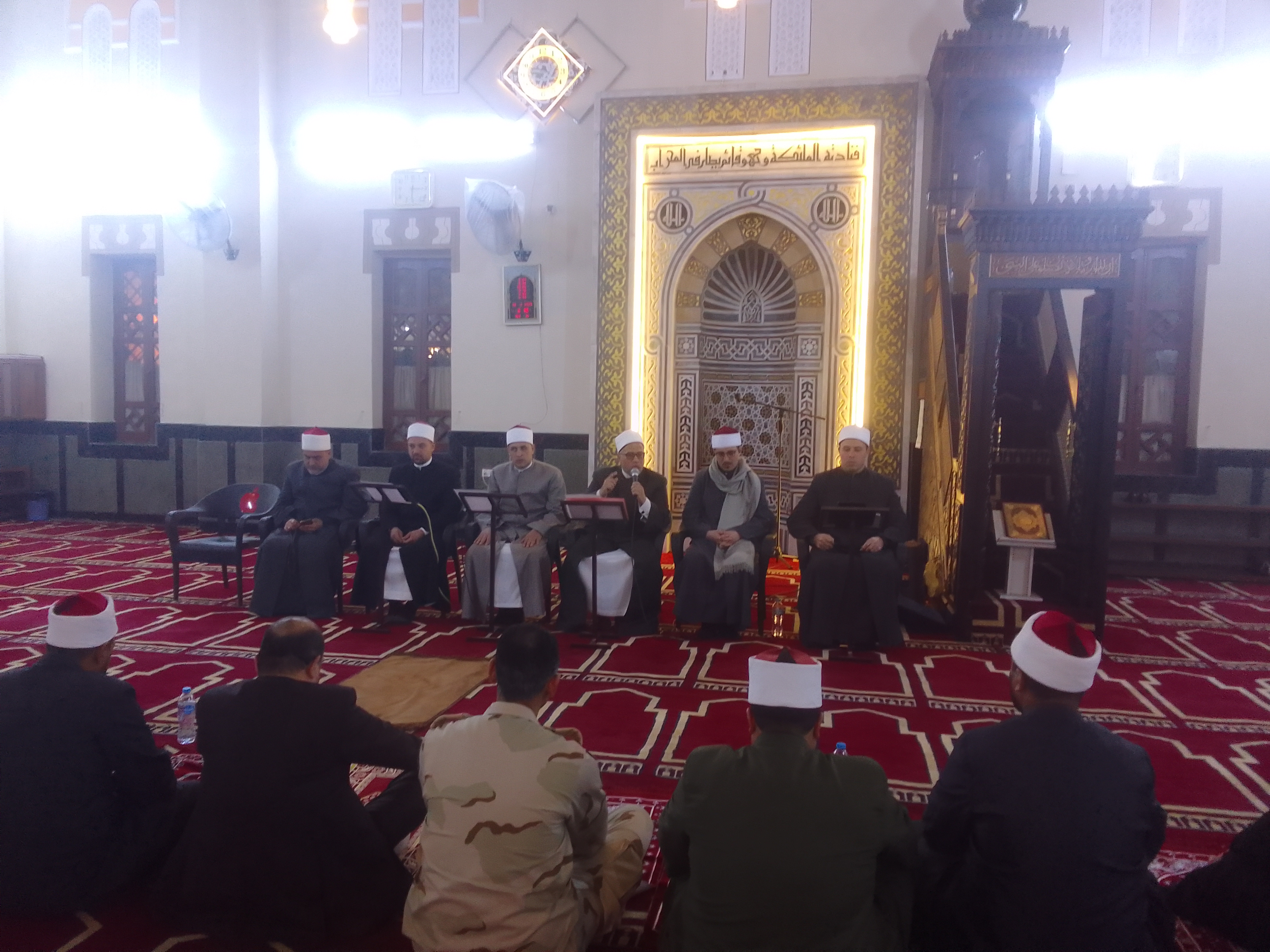 وكيل أوقاف دمياط يشهد احتفالات ليلة النصف من شعبان