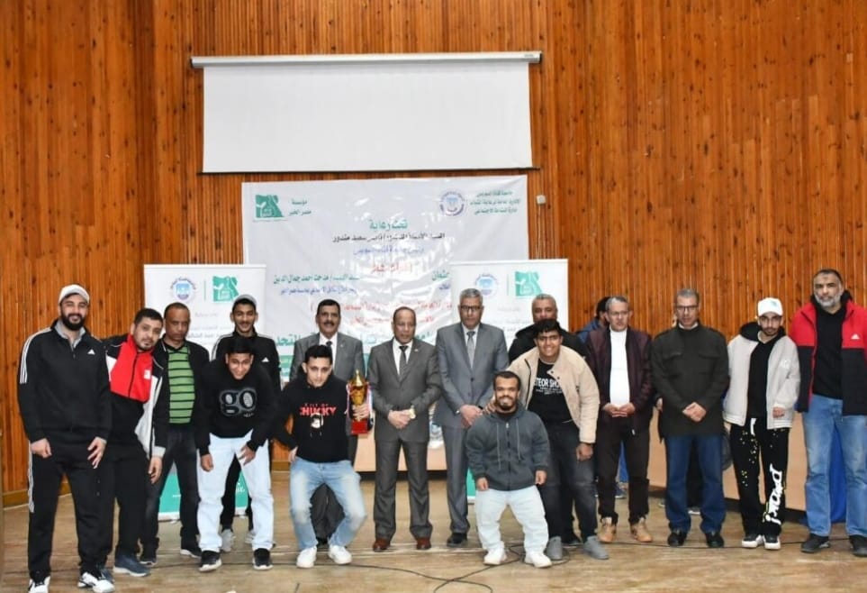 طلاب جامعة بنها المشاركين بالمسابقة