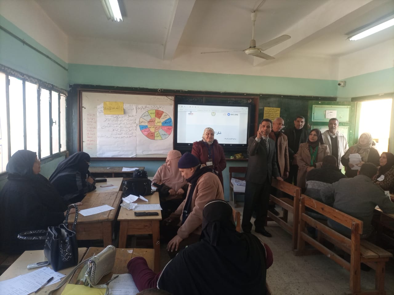 وكيل تعليم كفر الشيخ يتفقد التدريب