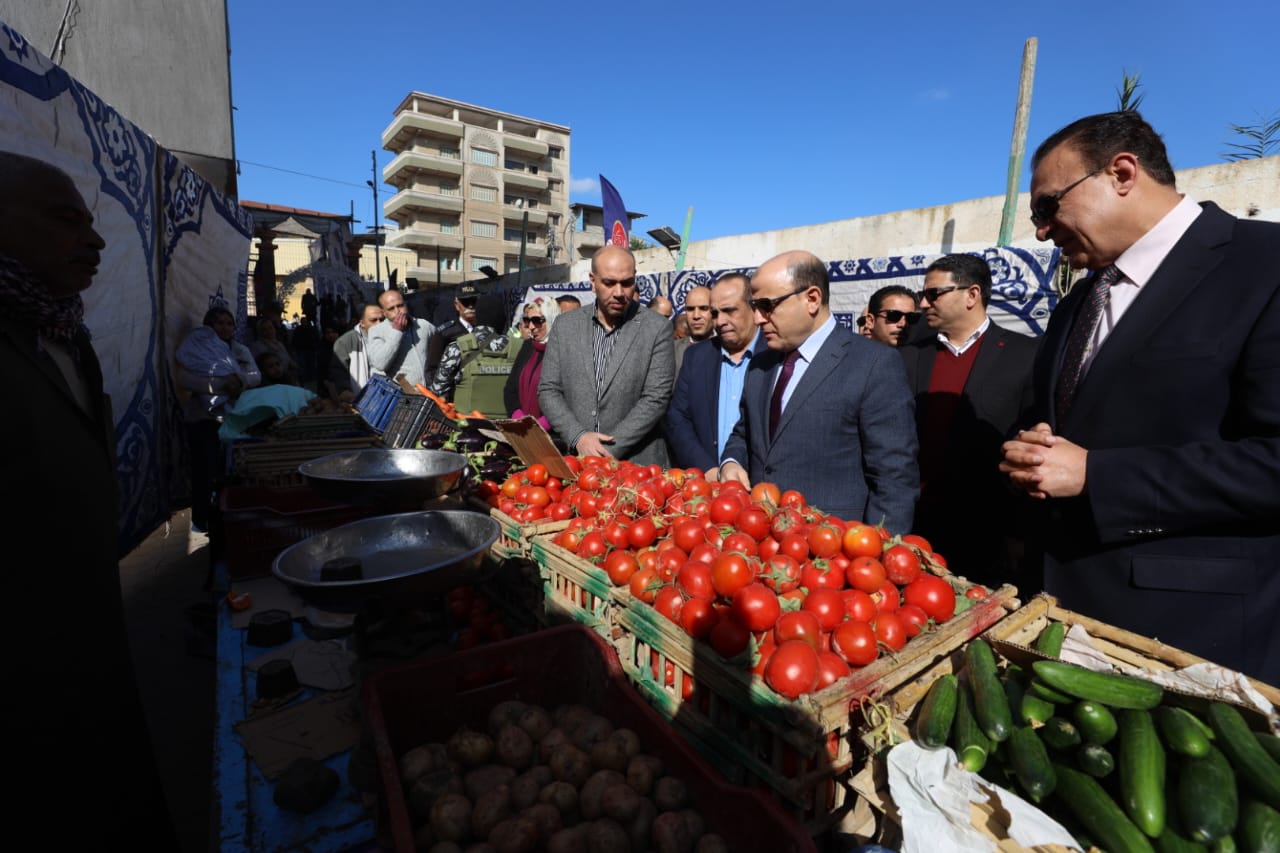 تنوع الخضروات بالمعرض