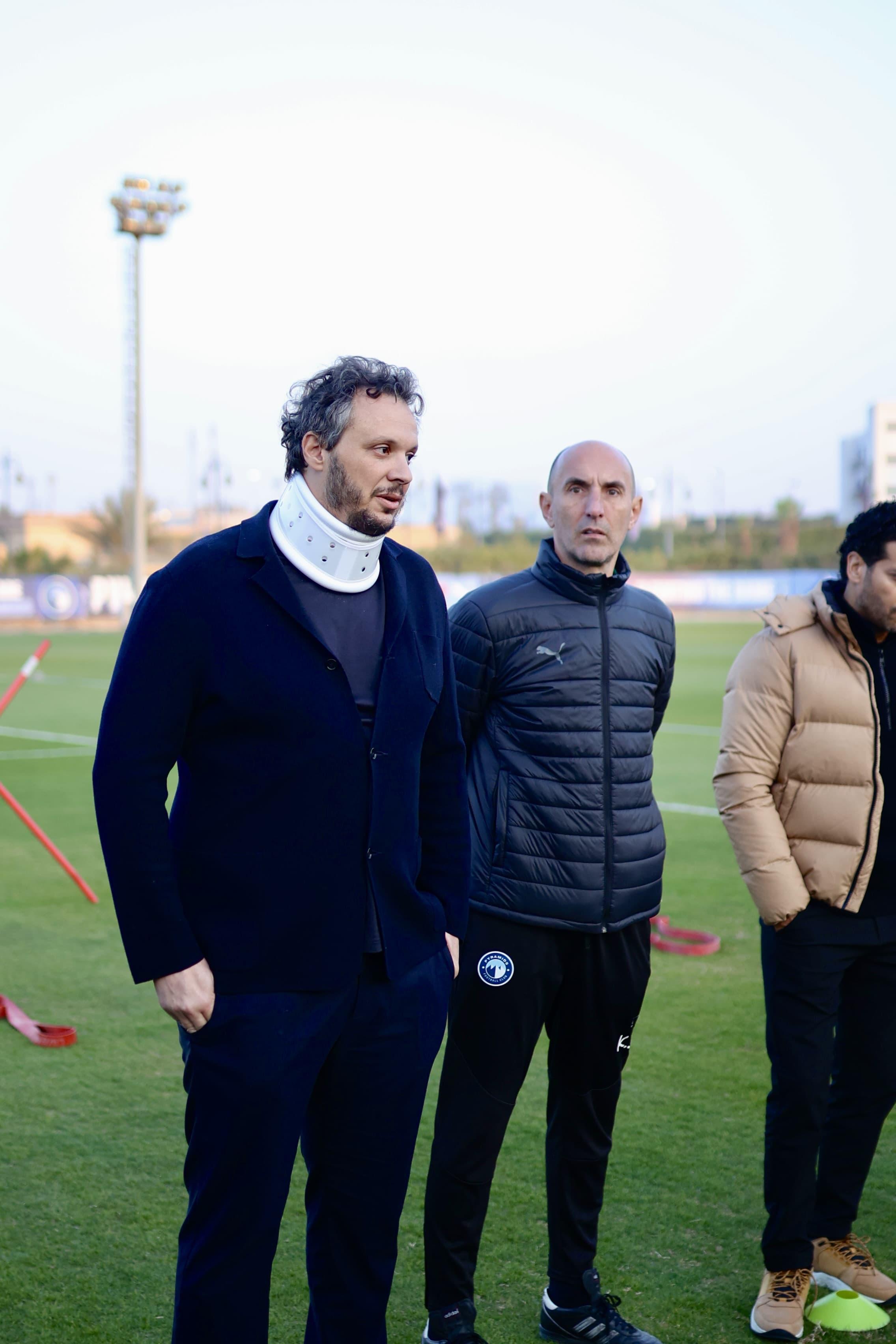 ممدوح عيد ومدرب بيراميدز ممدوح عيد ومدرب بيراميدز