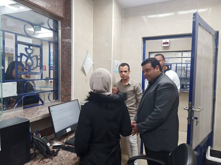 متابعة الأطقم الطبية