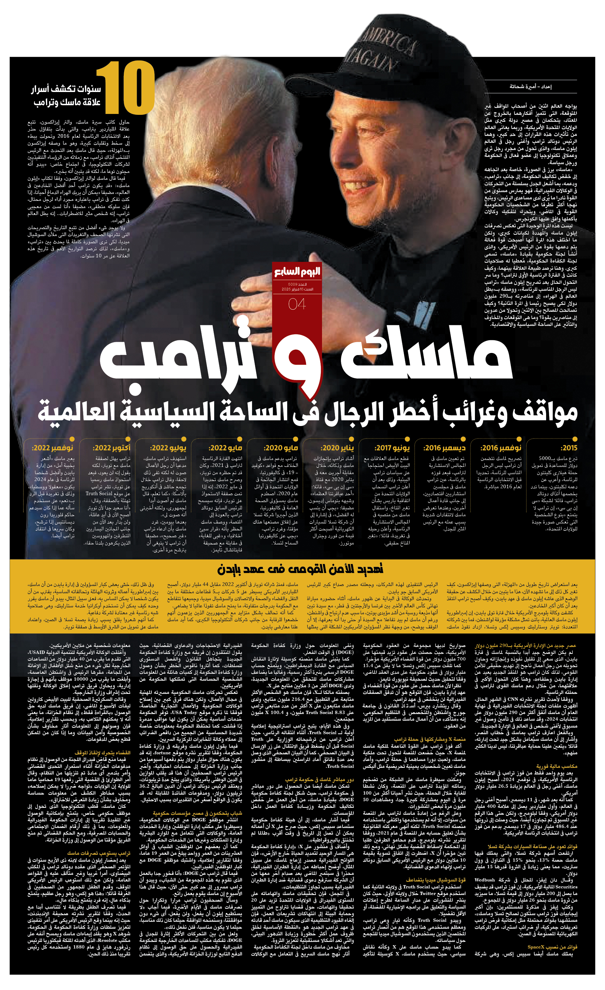 ماسك وترامب