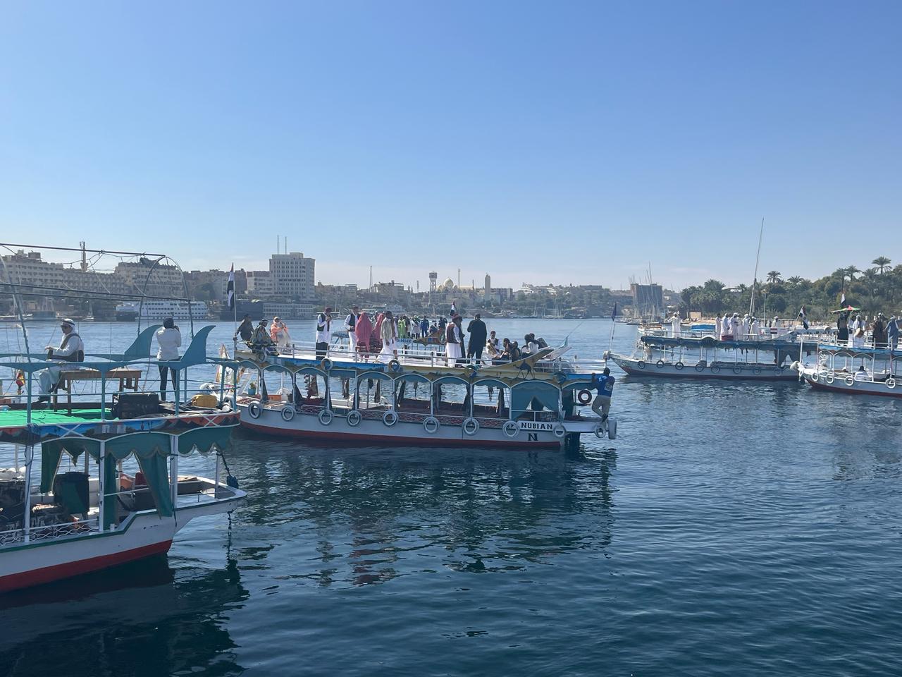 في نهر أسوان