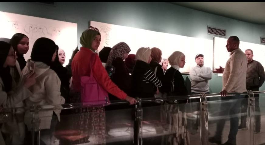 زيارات أفواج الطلبة لمتحف التحنيط يومياً