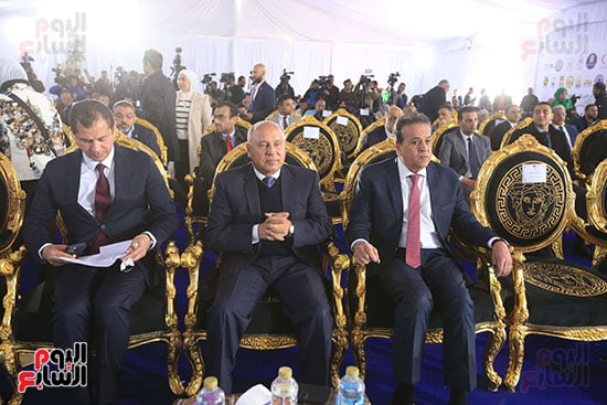 الوزراء خلال احتفالية تحيا مصر (2)