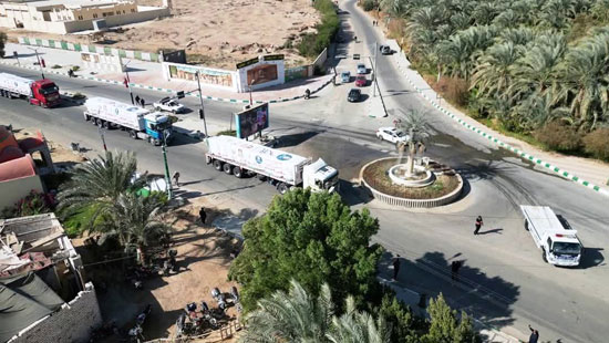 أهالى الوادى الجديد يدعمون الأشقاء بغزة (29)