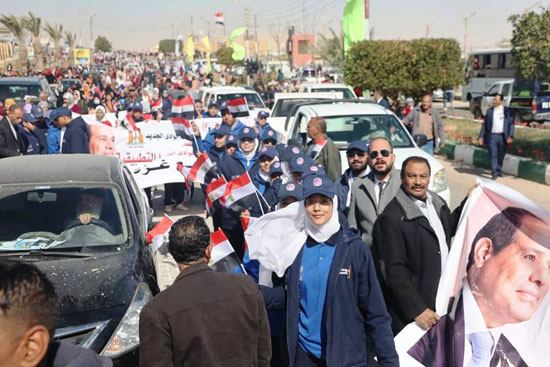 أهالى الوادى الجديد يدعمون الأشقاء بغزة (24)