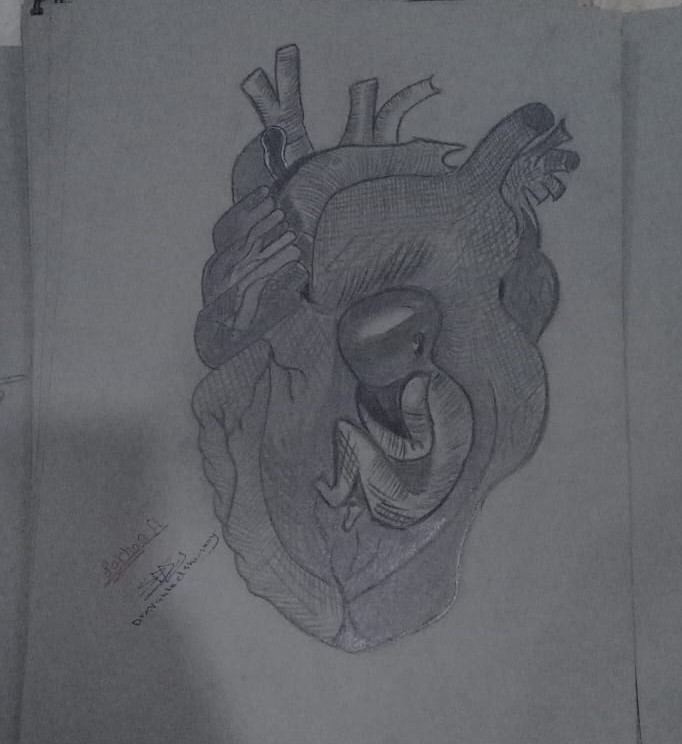 رسمه تعبر عن القلب رسمه تعبر عن القلب
