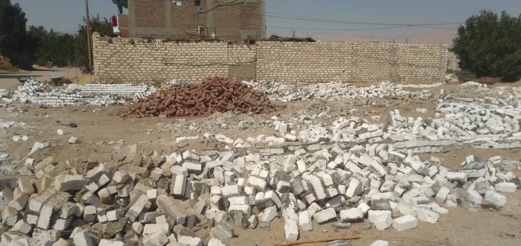 حملات استرداد 2 قطعة أرض بمساحة 2458 متر بأرمنت