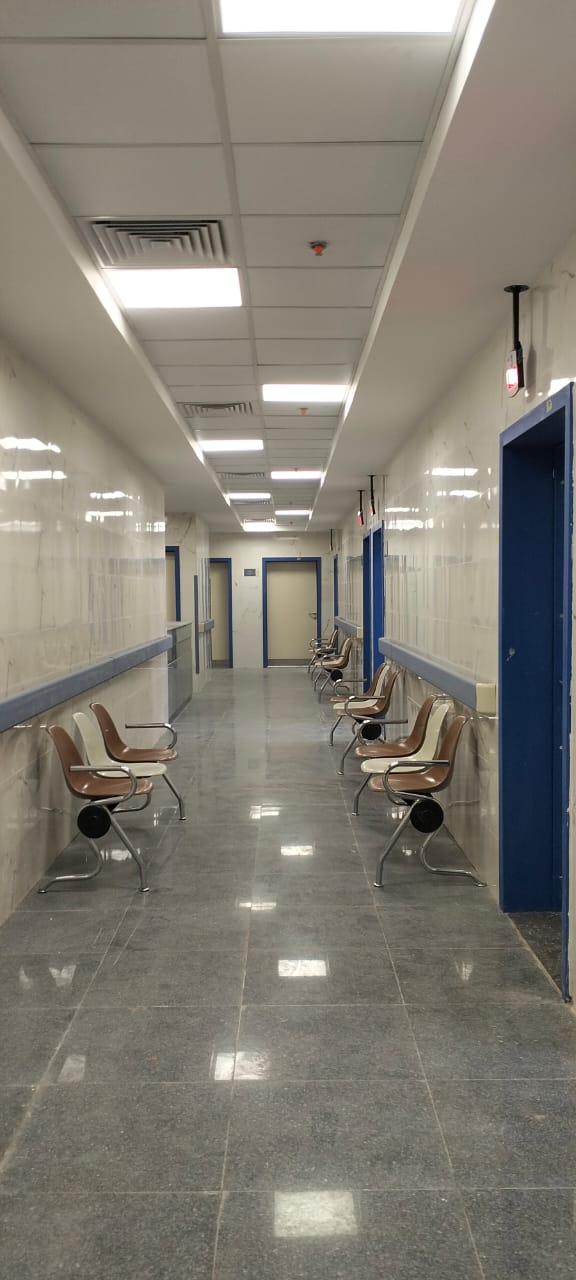 طرقات المستشفى من الداخل 