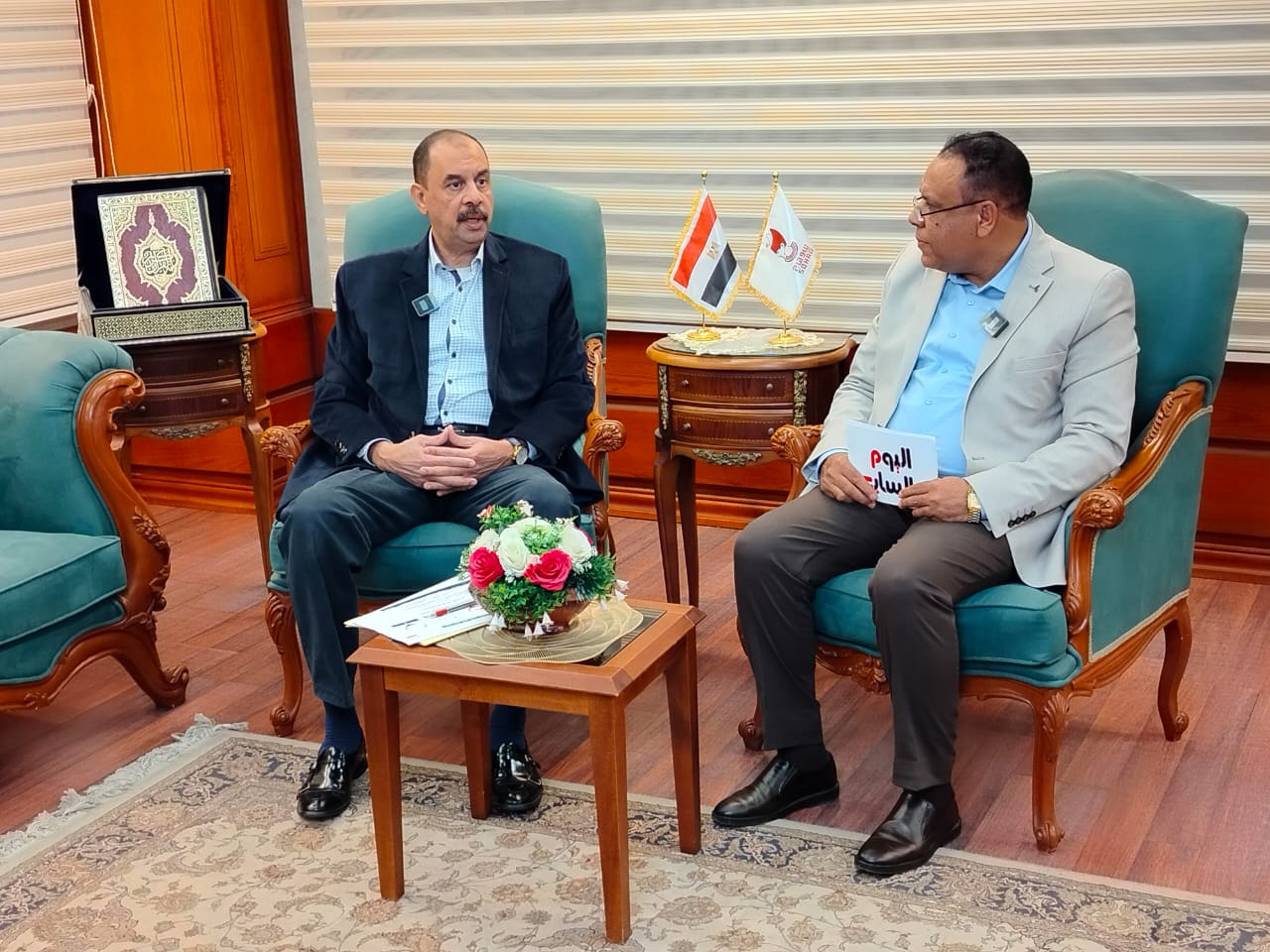 محافظ سوهاج يتحدث لليوم السابع