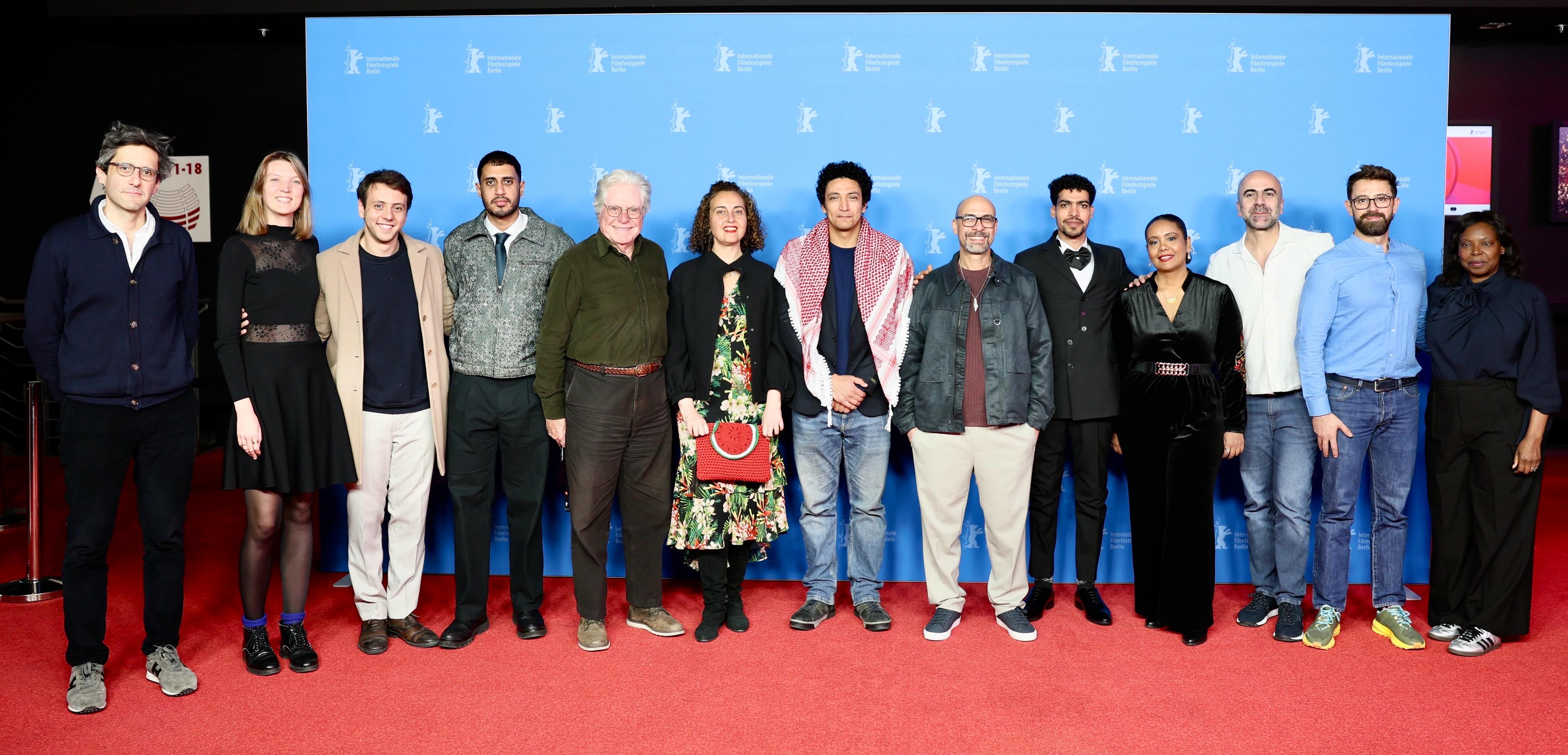 صناع وأبطال فيلم المستعمرة مع النجم حسين فهمى فى برلين صناع وأبطال فيلم المستعمرة مع النجم حسين فهمى فى برلين